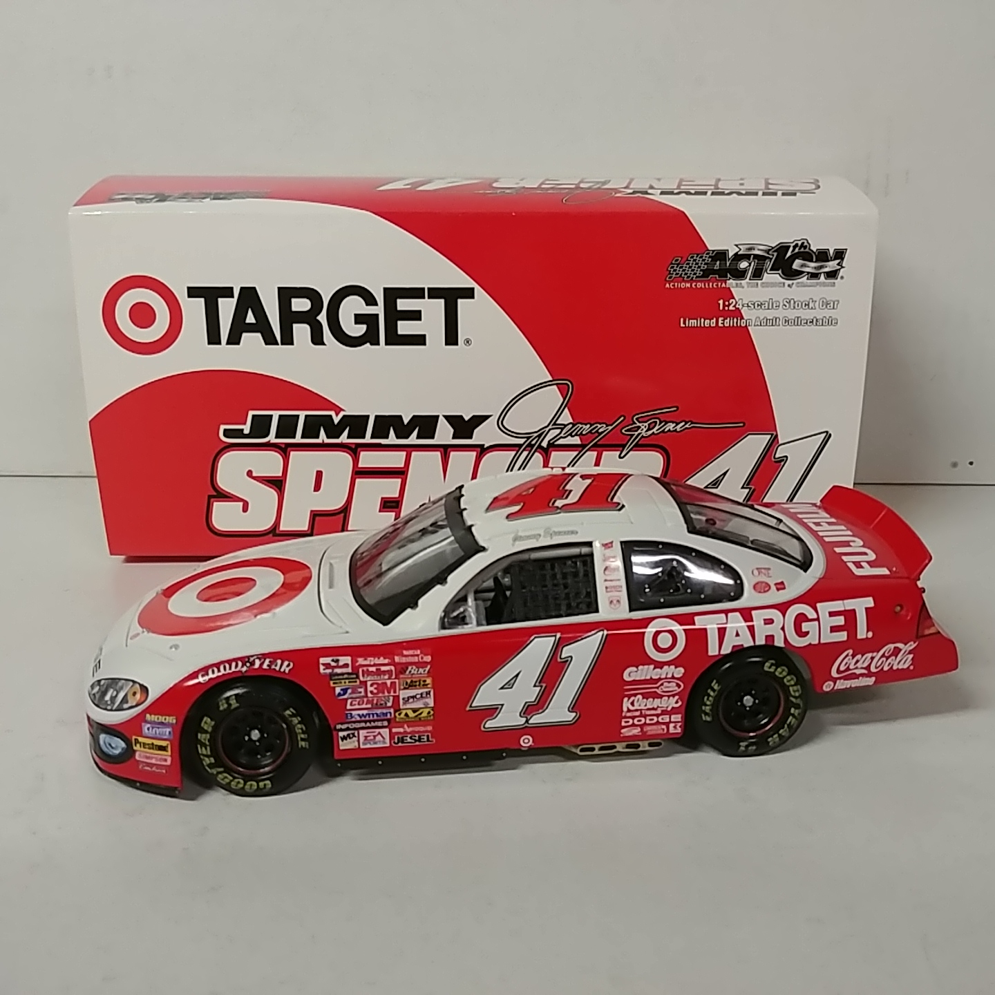 2002 Jimmy Spencer 1/24th Target c/w car