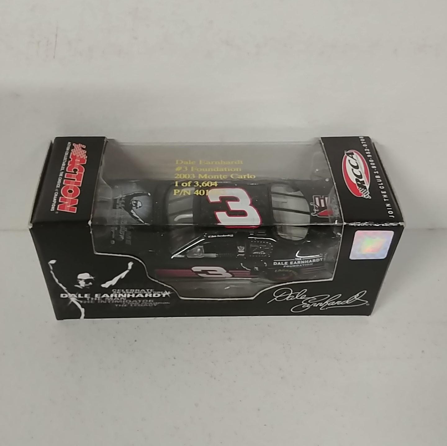 2003 Dale Earnhardt 1/64th Foundation hood open car