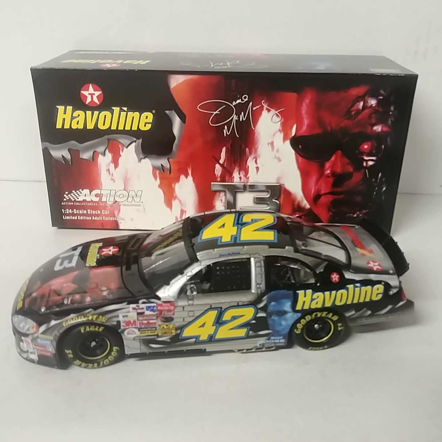 2003 Jamie McMurray 1/24th Havoline "Terminator 3" c/w car