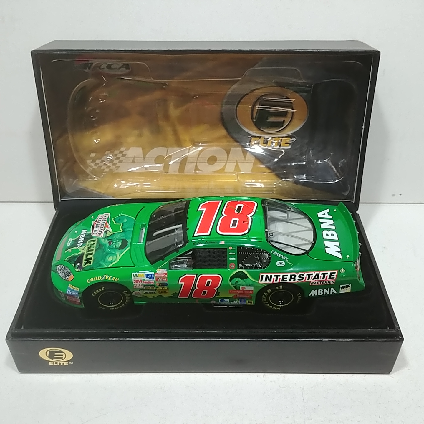 2003 Bobby Labonte 1/24th Interstate Batteries  "Hulk" Elite Monte Carlo