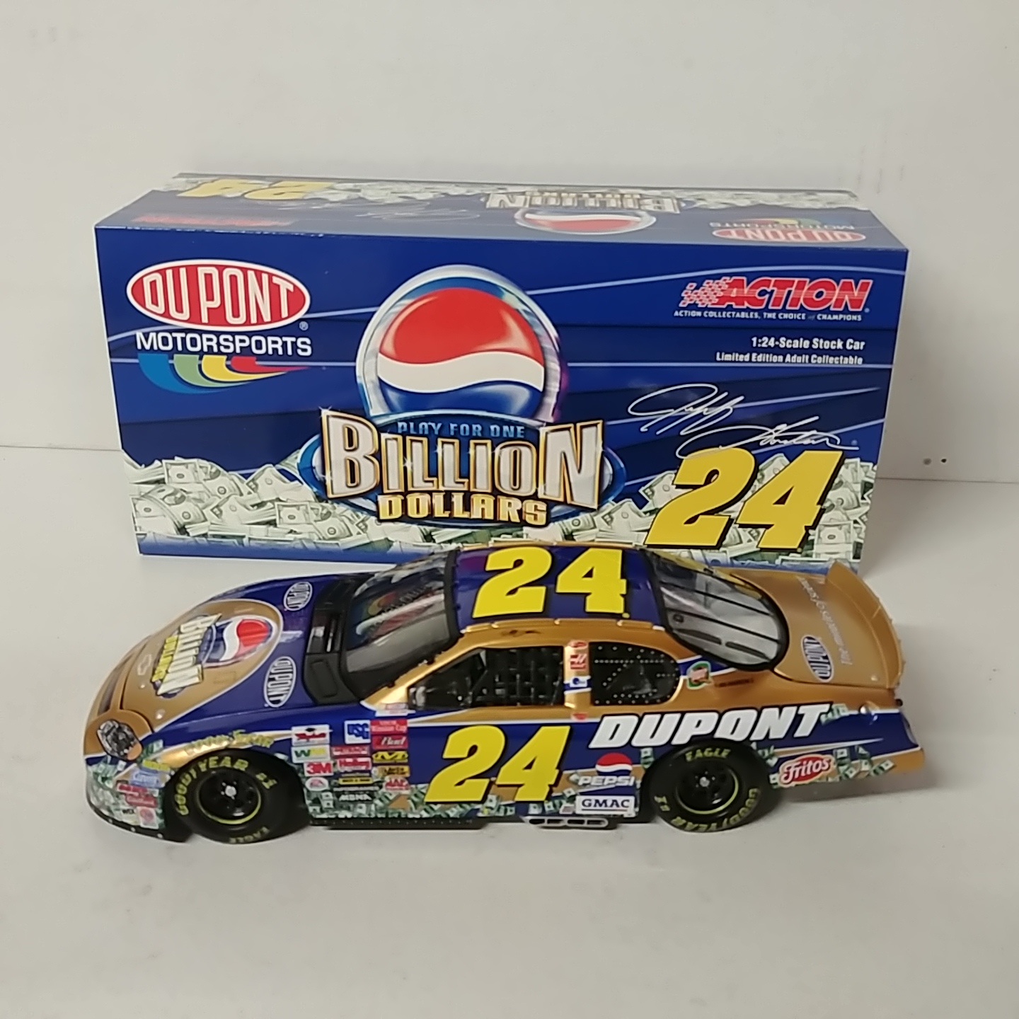 2003 Jeff Gordon 1/24th Pepsi "Daytona Pepsi Billon" Monte Carlo