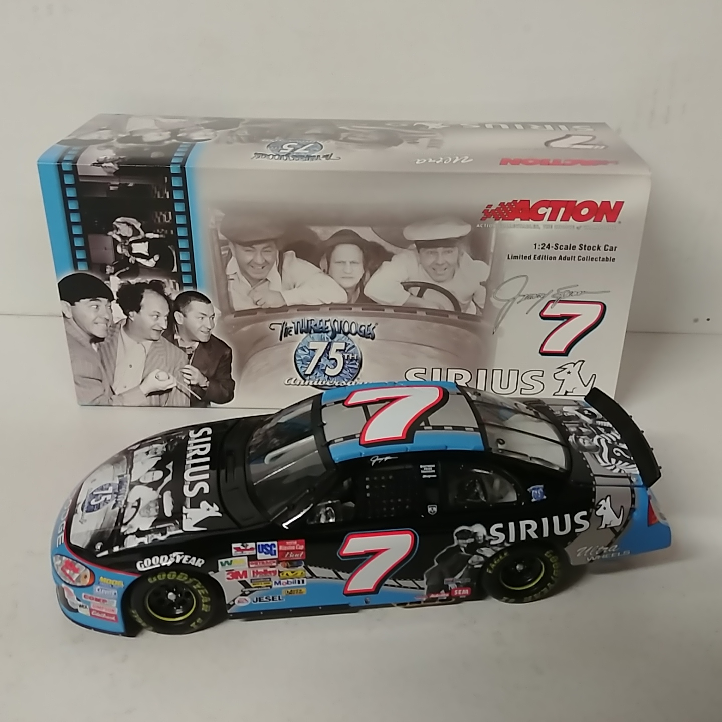 2003 Jimmy Spencer 1/24th Sirius "The Three Stooges" Intrepid