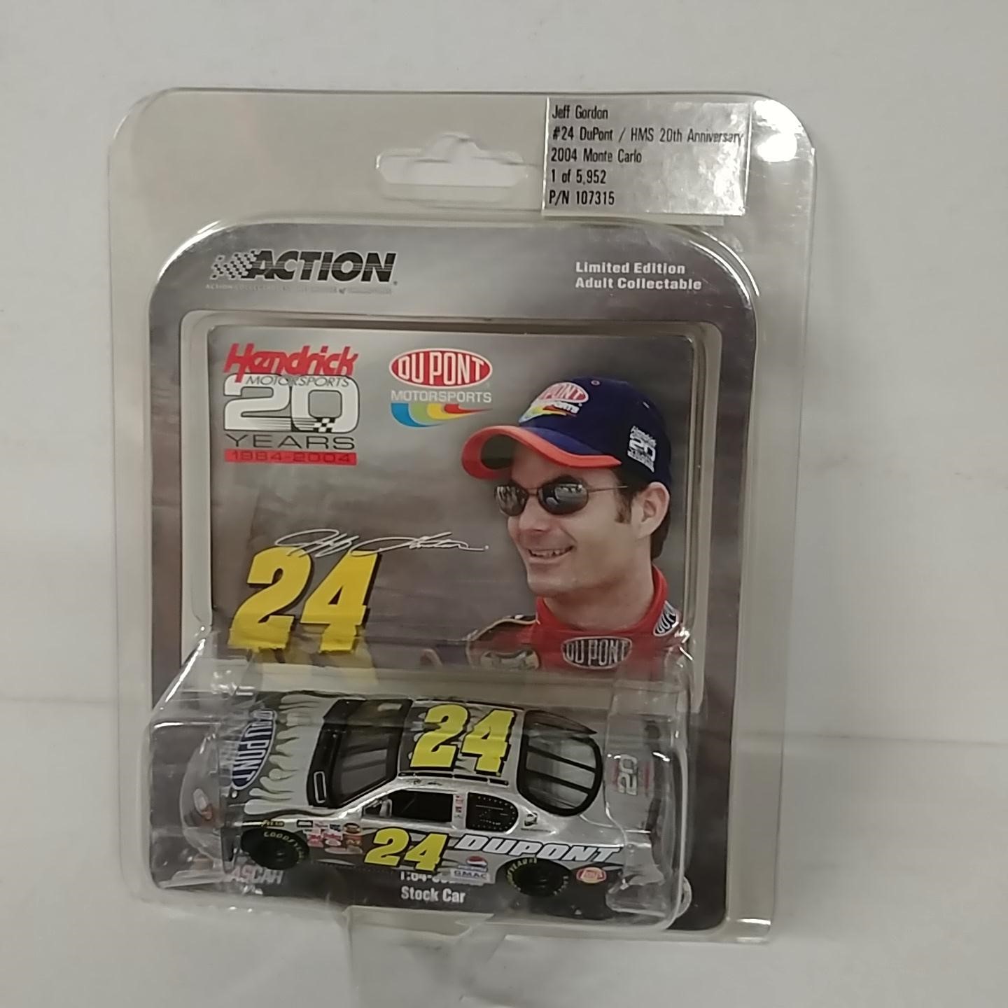 2004 Jeff Gordon 1/64th Dupont "Hendrick 20th Anniversary"  car