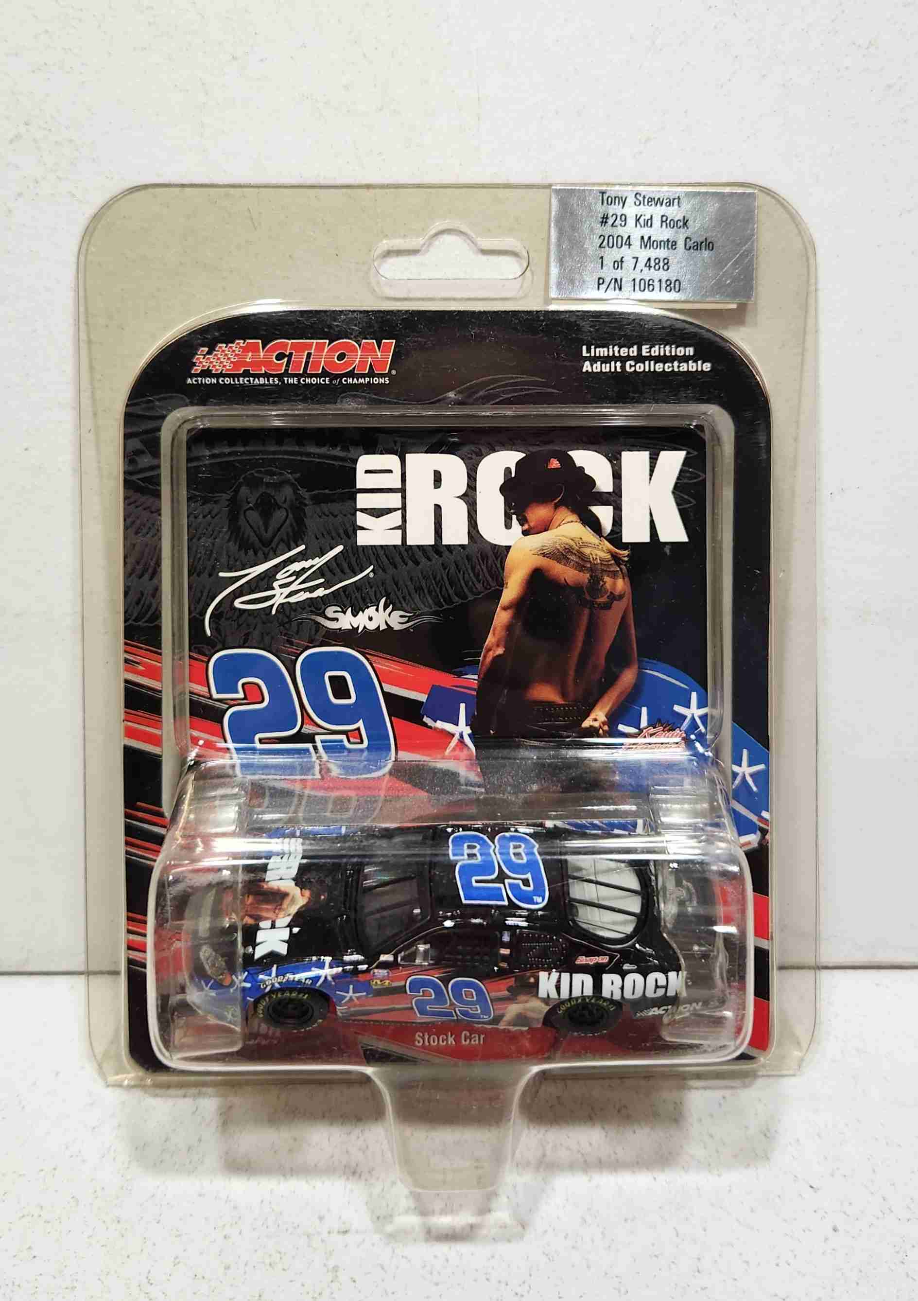 2004 Tony Stewart 1/64th Kid Rock "Nationwide Series" Monte Carlo