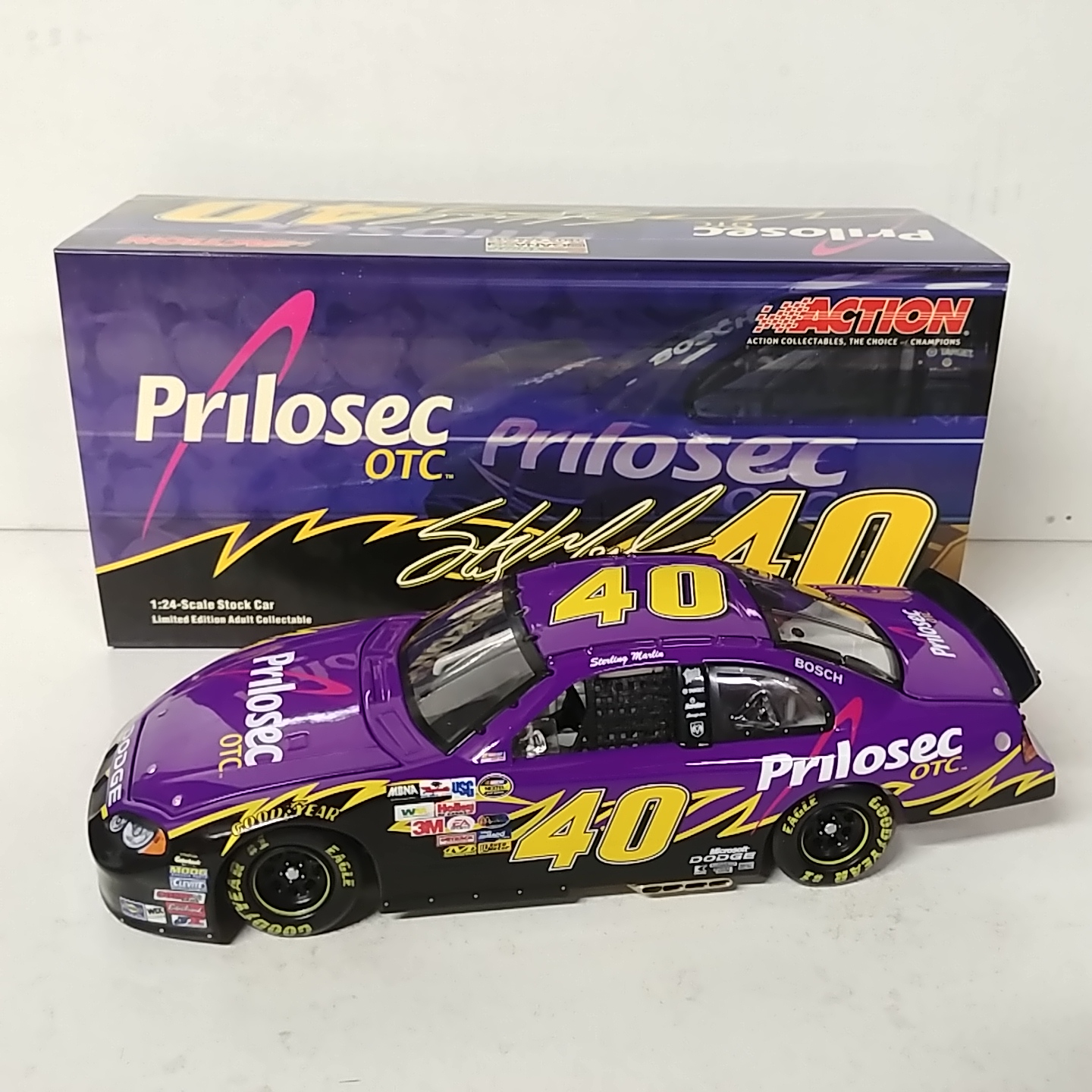 2004 Sterling Marlin 1/24th Prilosec c/w car