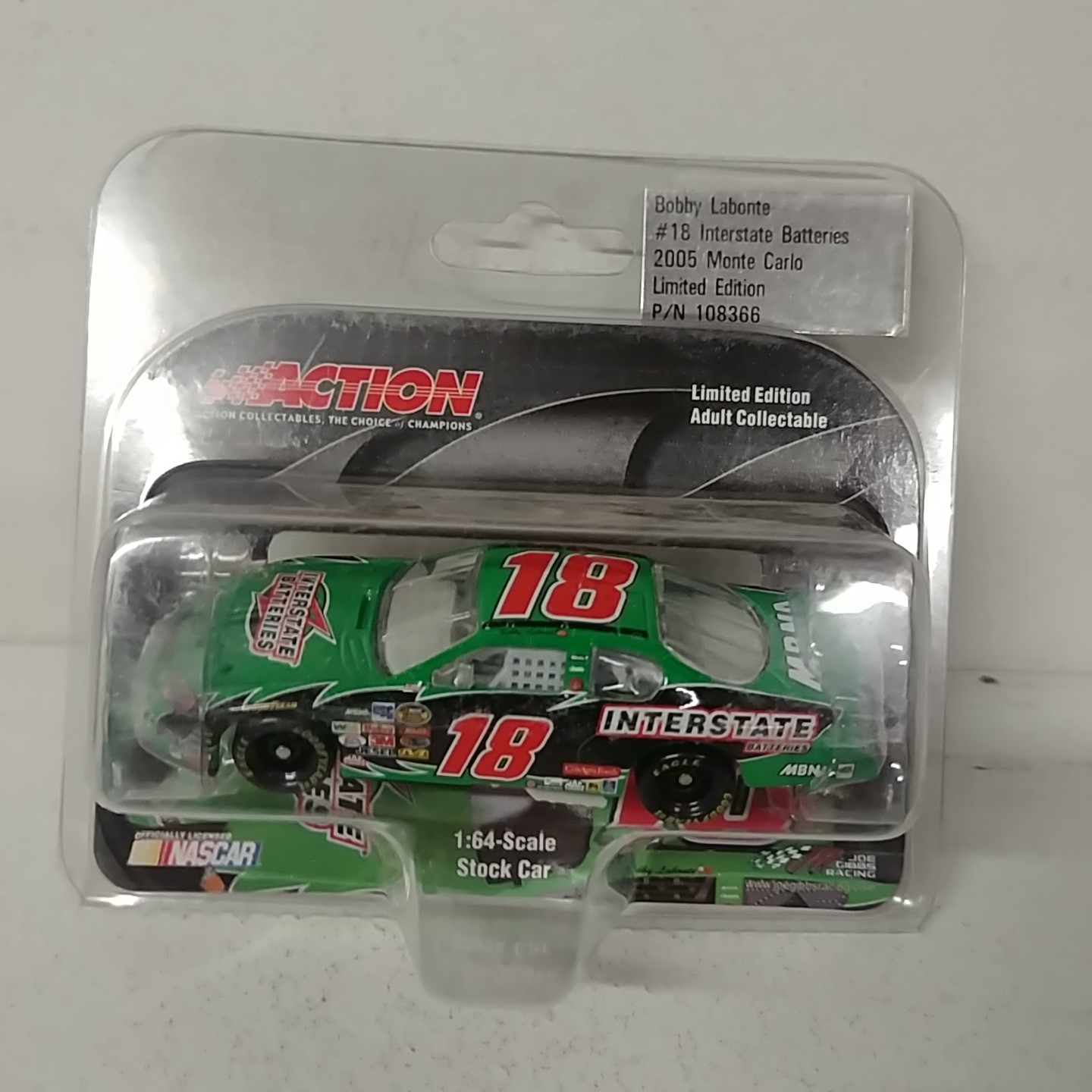 2005 Bobby Labonte 1/64th Interstate Batteries AP car