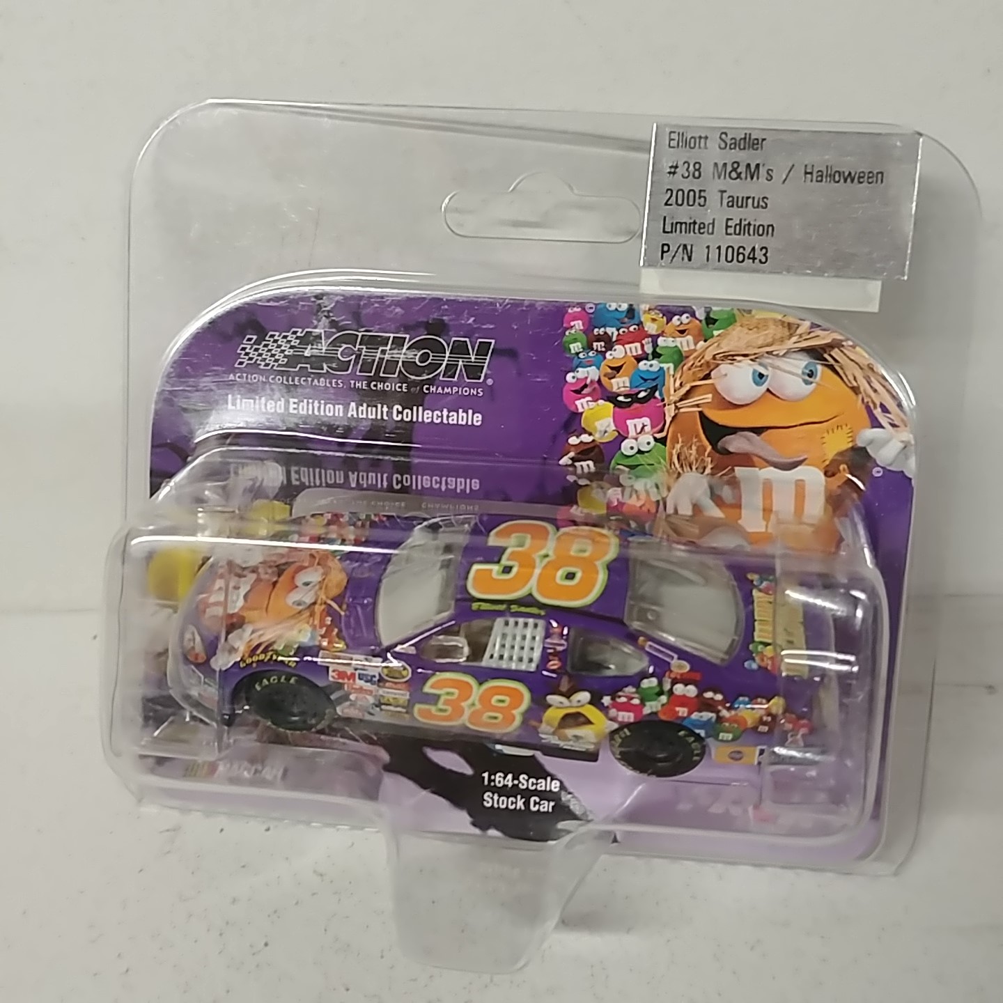 2005 Elliott Sadler 1/64th M&M's "Halloween" AP car