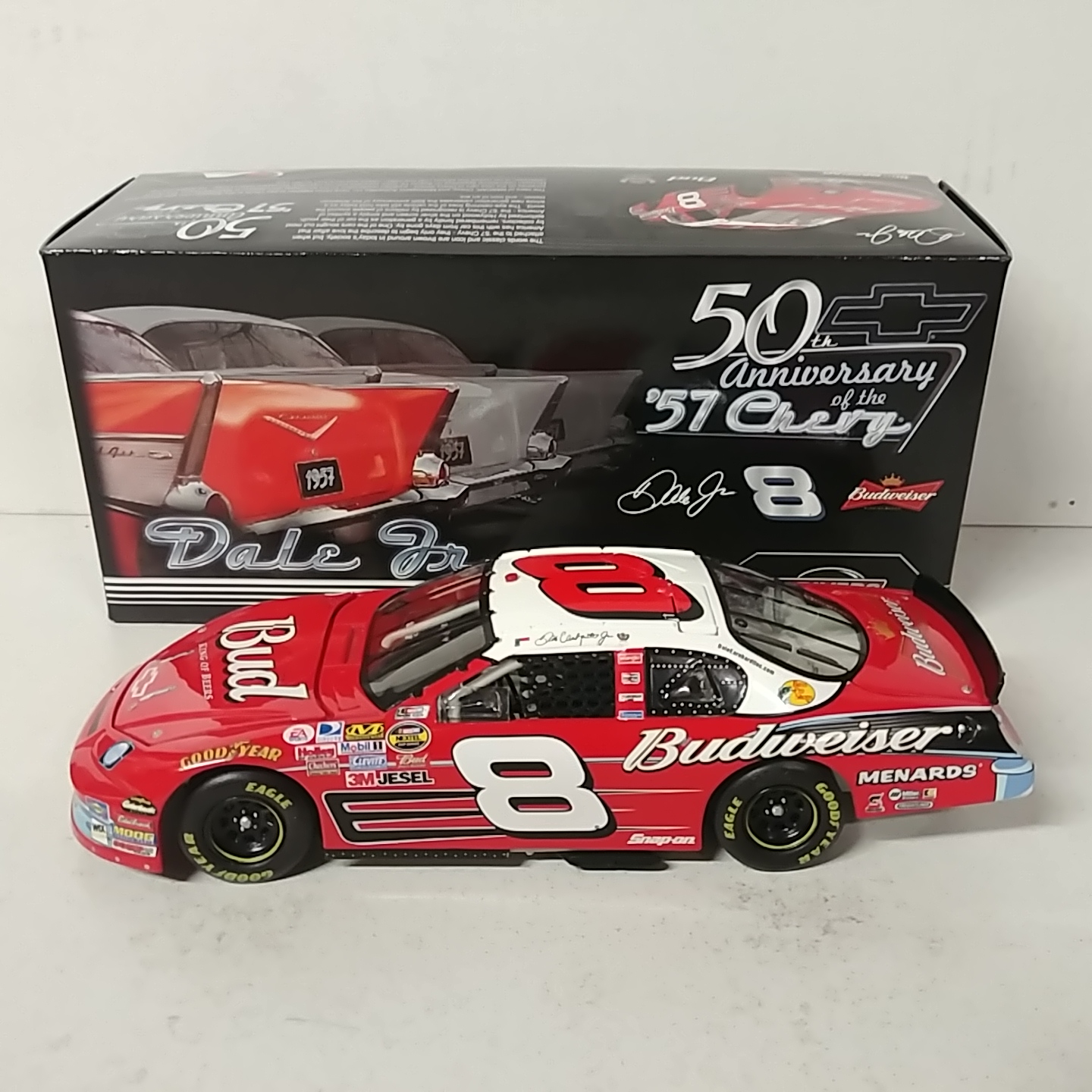 2007 Dale Earnhardt Jr 1/24th Budweiser "57 Chevy 50th Anniversary" Monte Carlo SS