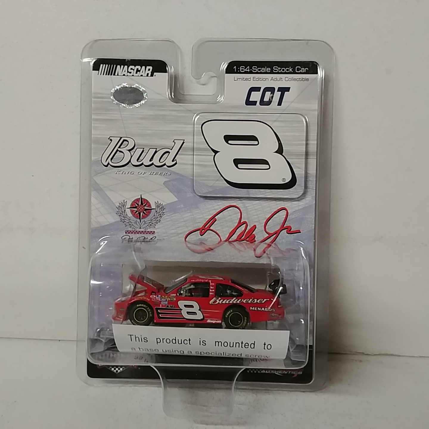 2007 Dale Earnhardt Jr 1/64th Budweiser "Car of Tomorrow" "Dealer Select" hood open Impala SS