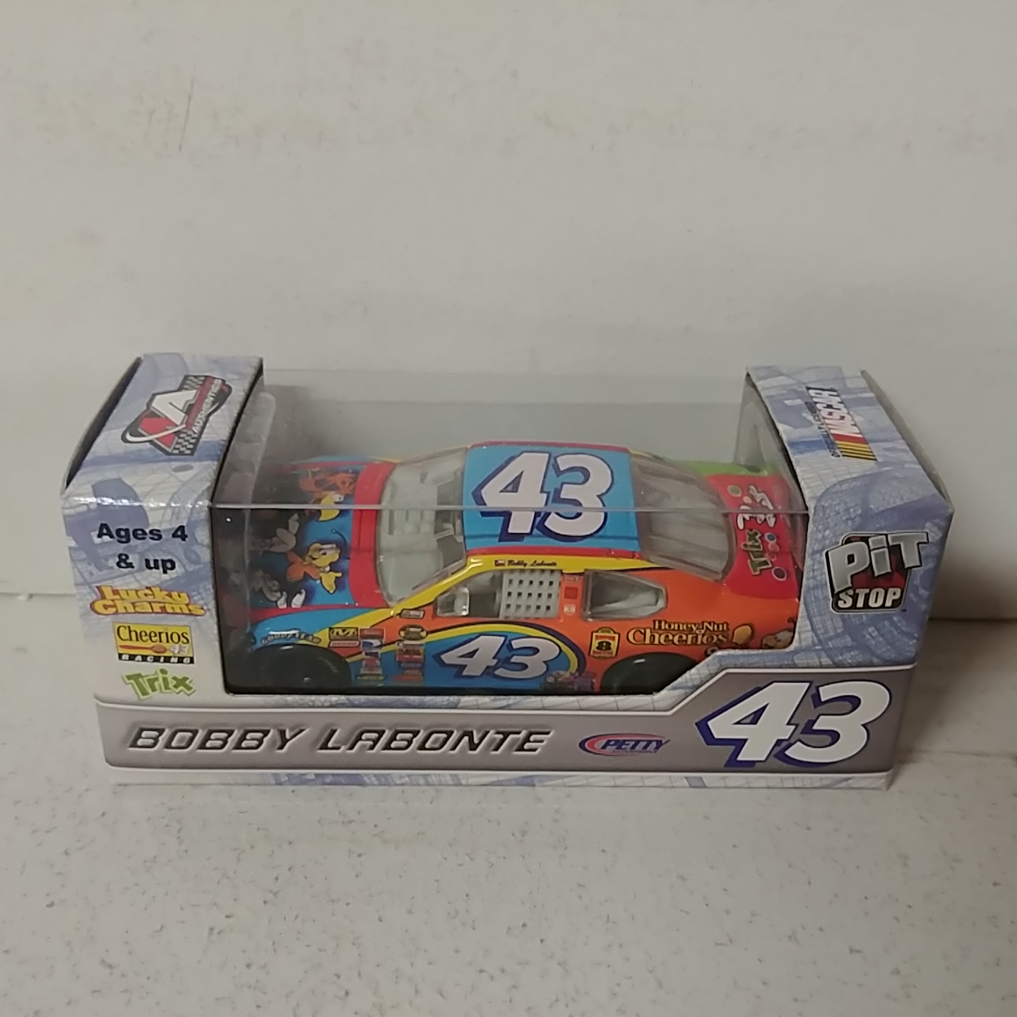 2007 Bobby Labonte 1/64th General Mills "Character Car Special" "Pitstop Series" COT car