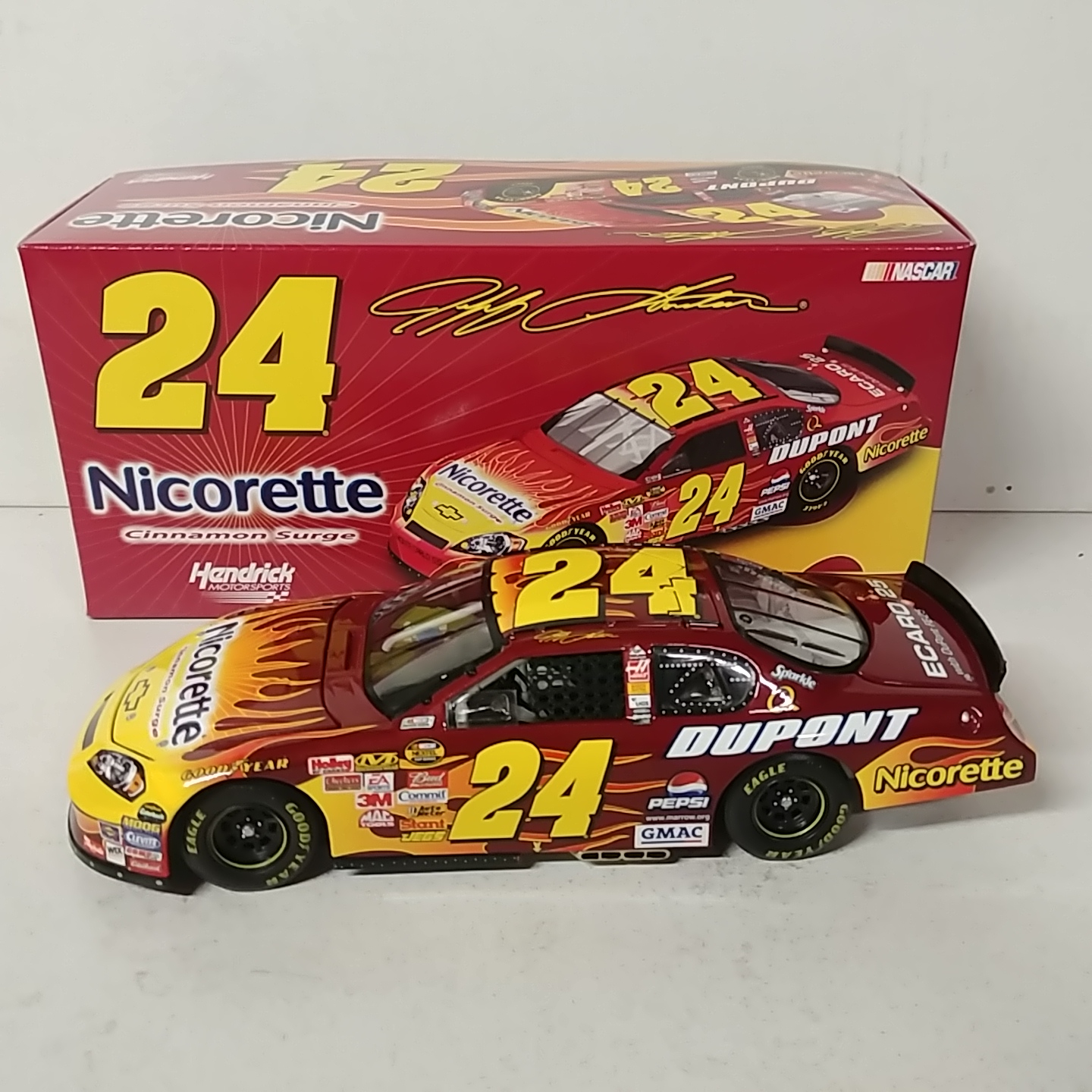 2007 Jeff Gordon 1/24th Nicorette "Cinnamon Surge" Monte Carlo SS