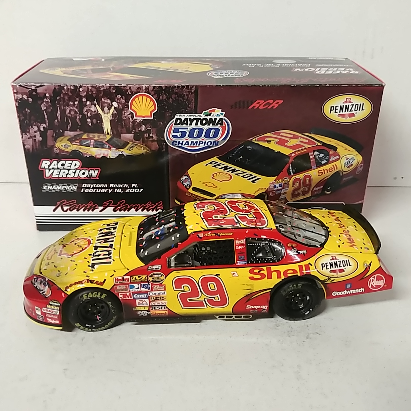 2007 Kevin Harvick 1/24th Shell "Daytona 500 Win" Monte Carlo SS