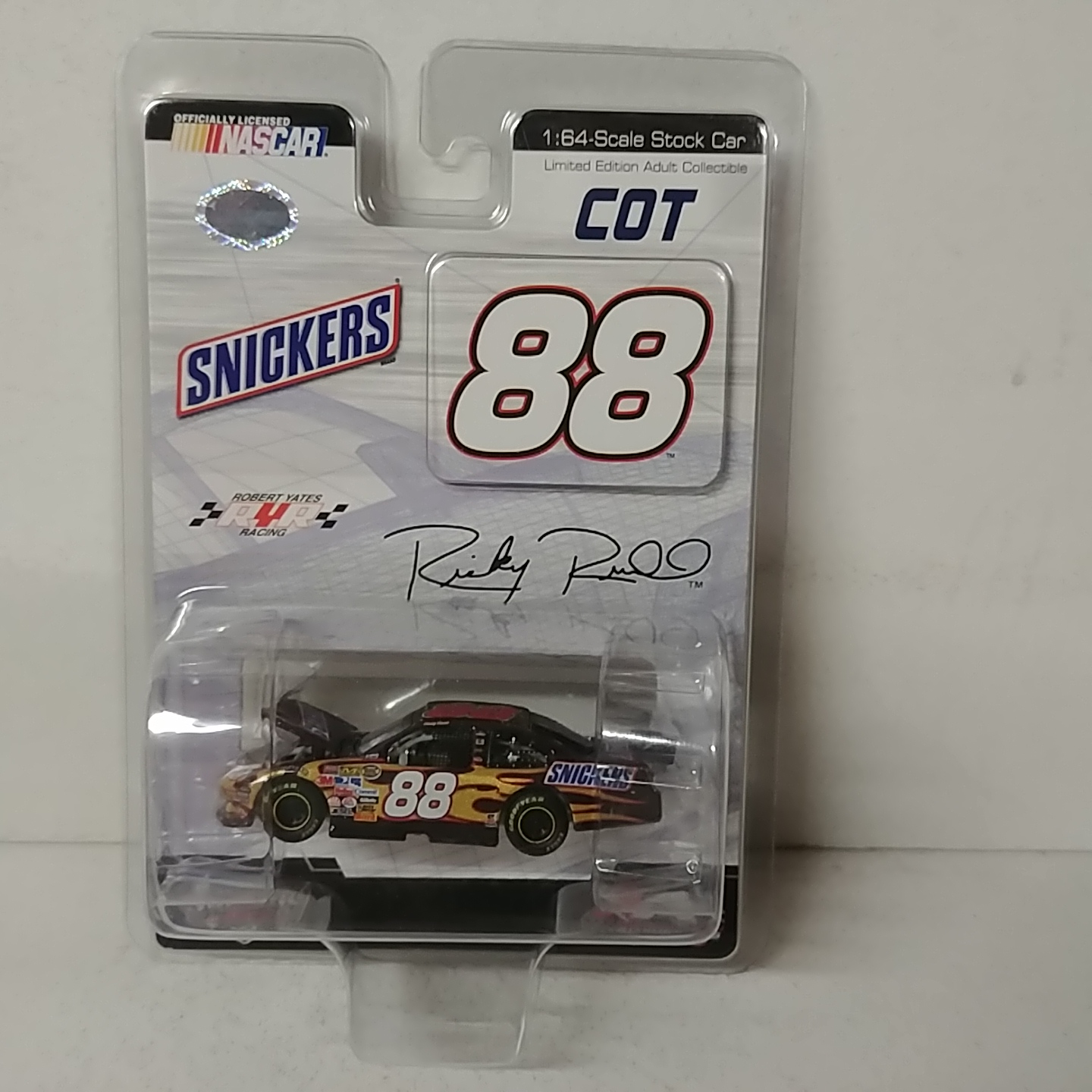 2007 Ricky Rudd 1/64th Snickers "Car of Tomorrow" "Dealer Select" hood open Fusion