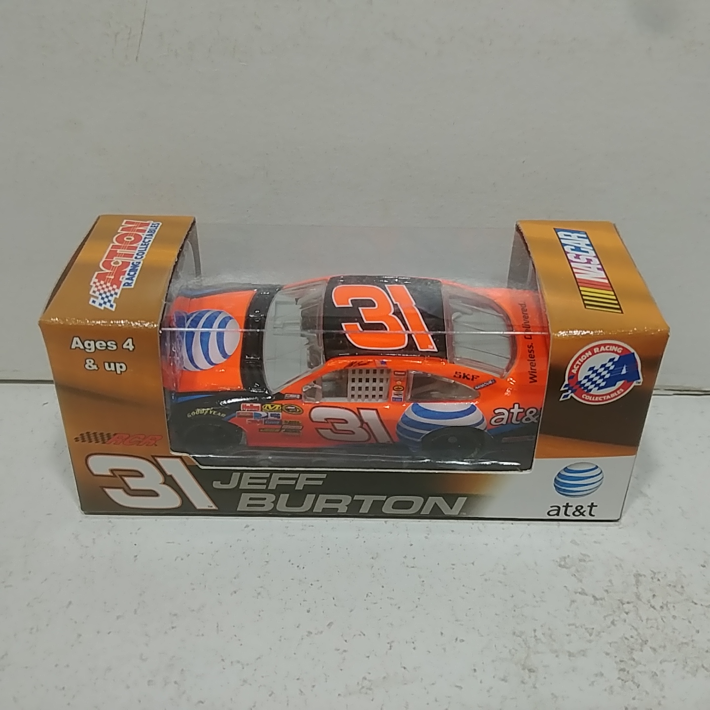 2008 Jeff Burton 1/64th AT&T Pitstop Series car