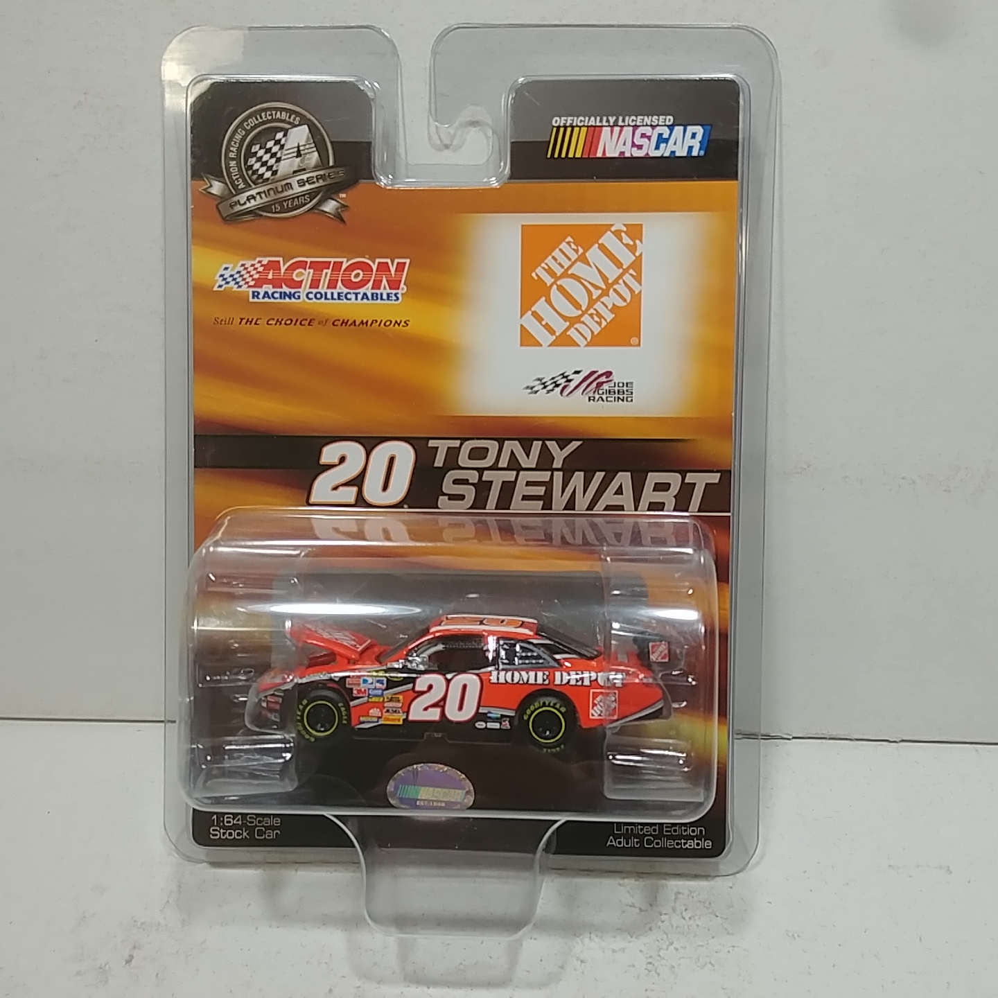 2008 Tony Stewart 1/64th Home Depot ARC Hood Open Camry