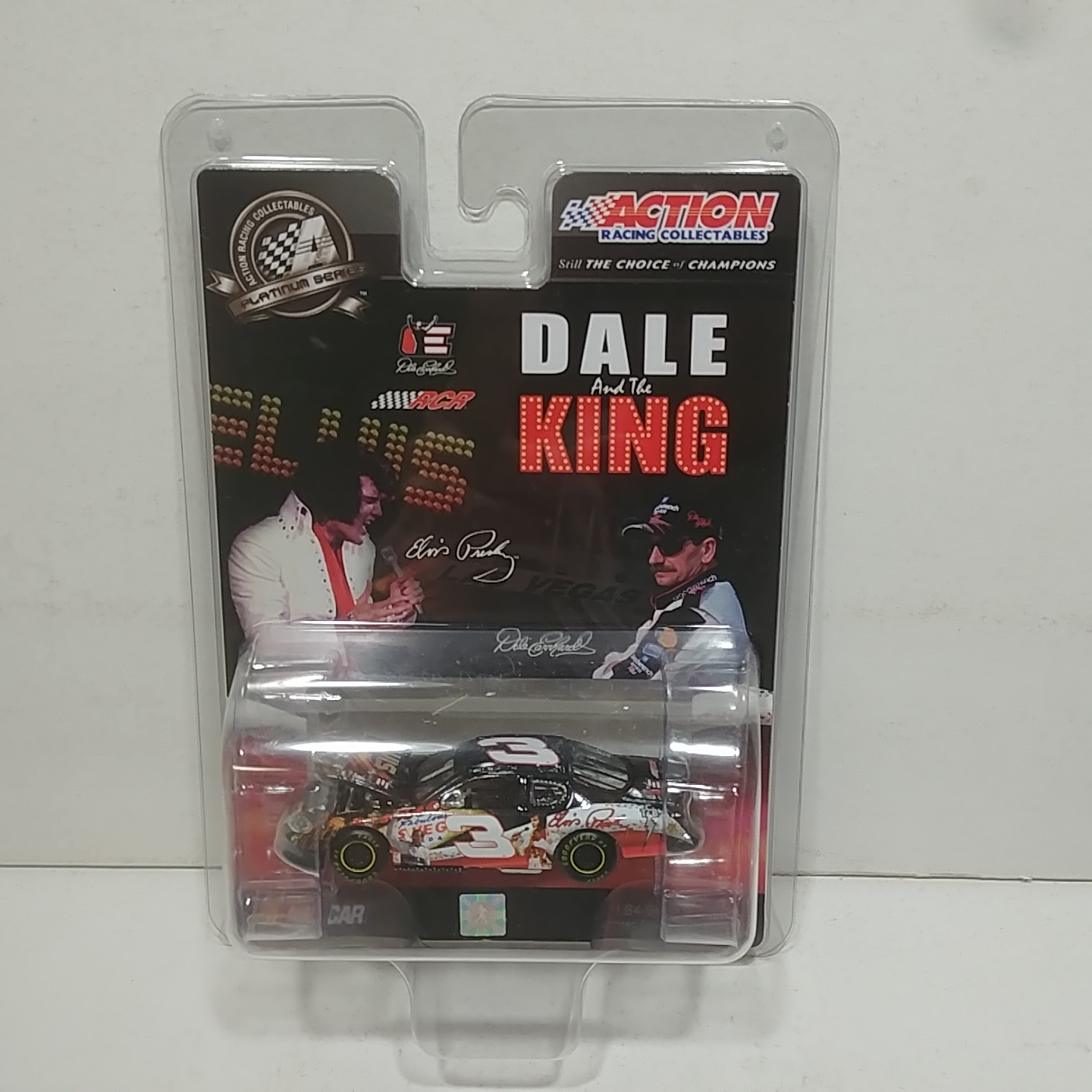 2009 Dale Earnhardt Sr 1/64th "Taking Care of Business Elvis" ARC hood open Monte Carlo