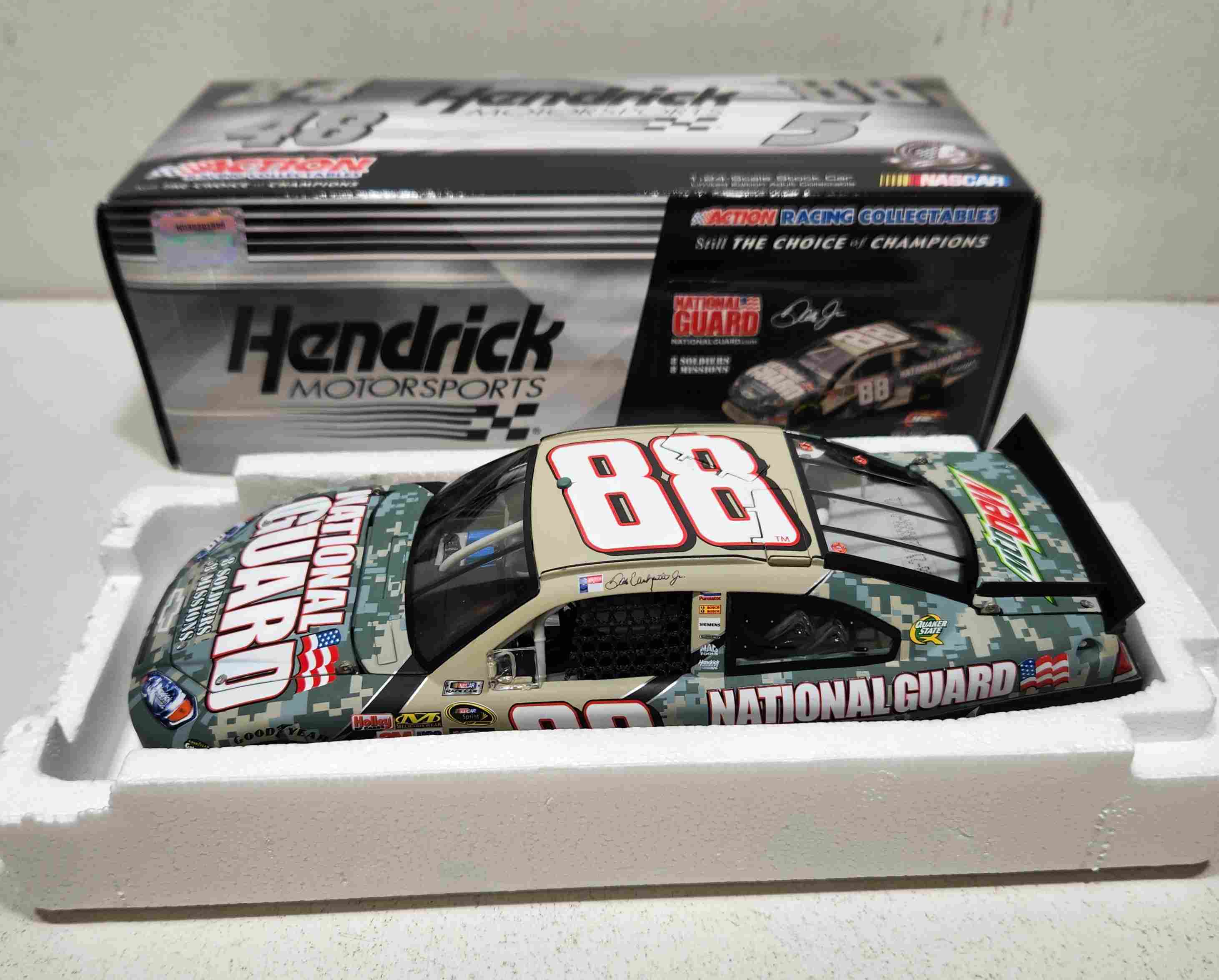 2010 Dale Earnhardt Jr 1/24th National Guard " 8 Missions" Impala