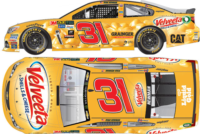 2017 Ryan Newman 1/24th Velveeta Shells & Cheese car