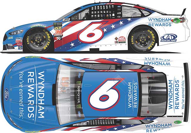 2018 Matt Kenseth 1/64th Wyndham Rewards "Patriotic"  Fusion