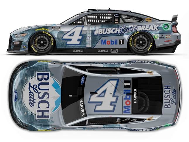 2022 Kevin Harvick 1/64th Busch Latte Break "Next Gen" Mustang