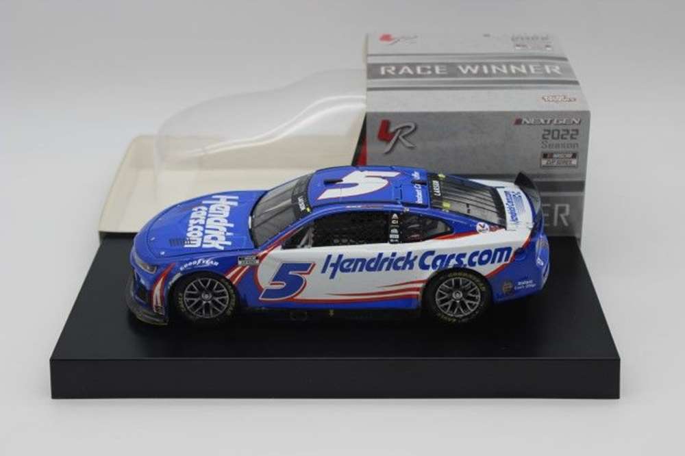 2022 Kyle Larson 1/24th HendrickCars.com "Watkins Glen Win" "Next Gen" hood open Camaro