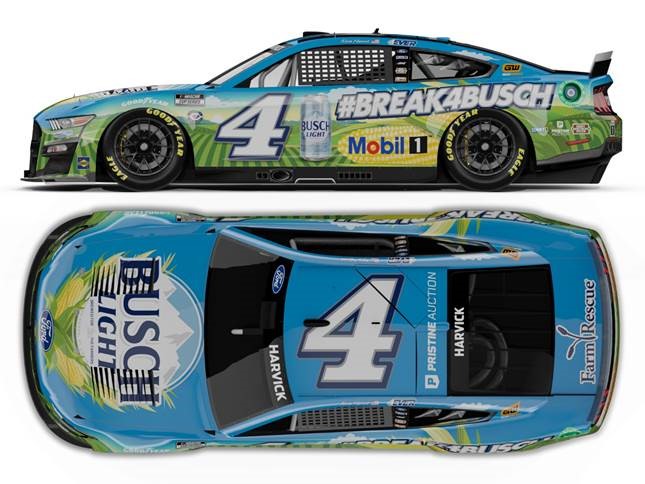 2023 Kevin Harvick 1/64th Busch Light "Farmers" Mustang