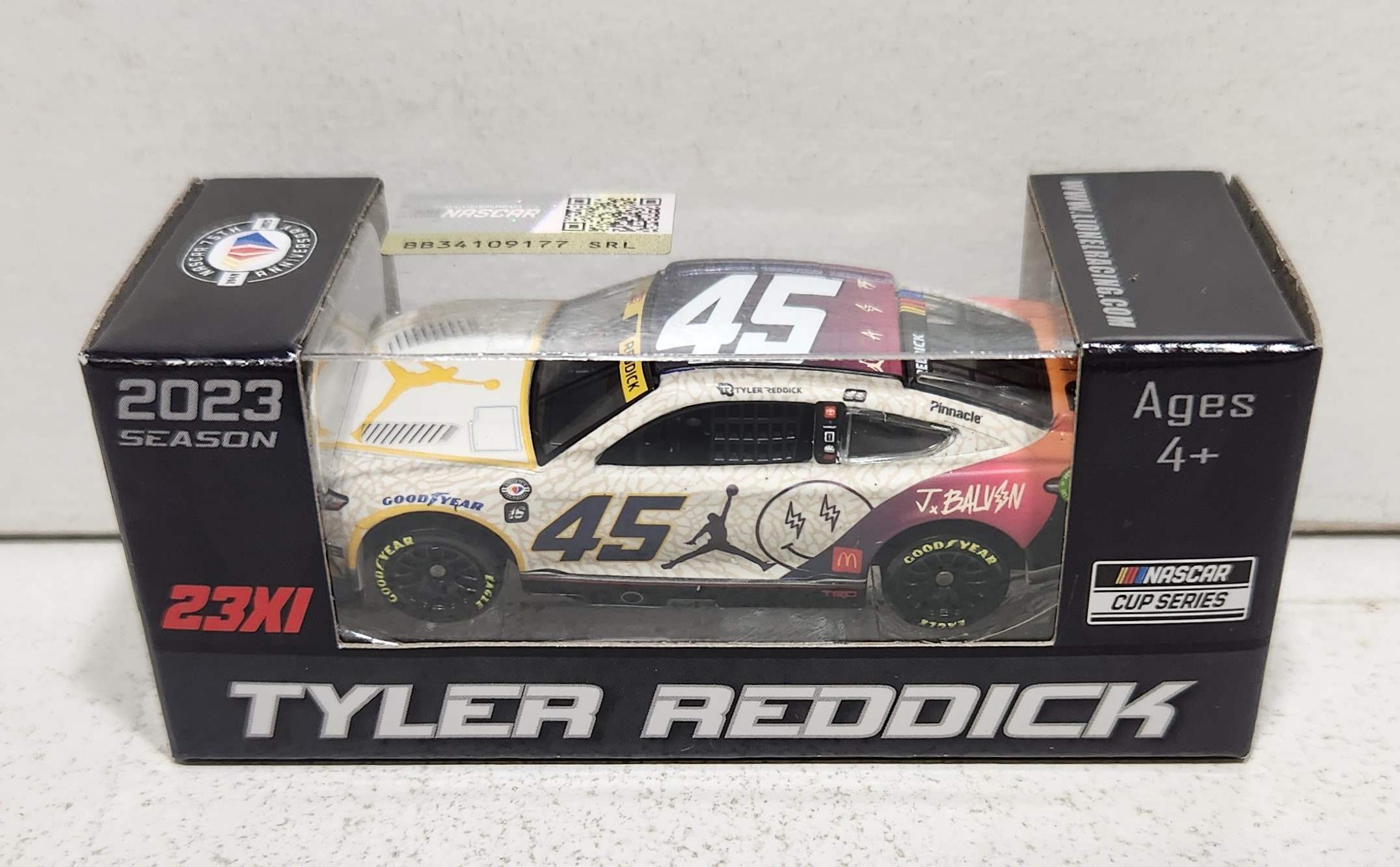 2023 Tyler Reddick 1/64th Jordan Brand "J Balvin" Camry