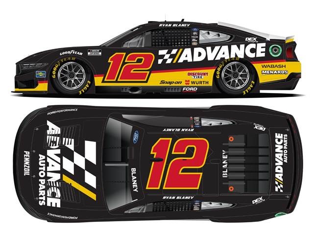 2024 Ryan Blaney 1/64th Advanced Auto Parts Mustang