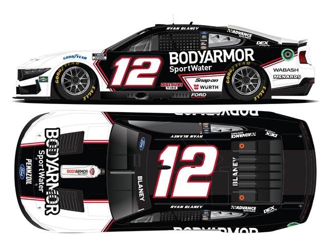 2024 Ryan Blaney 1/64th BodyArmor "SportWater" Mustang