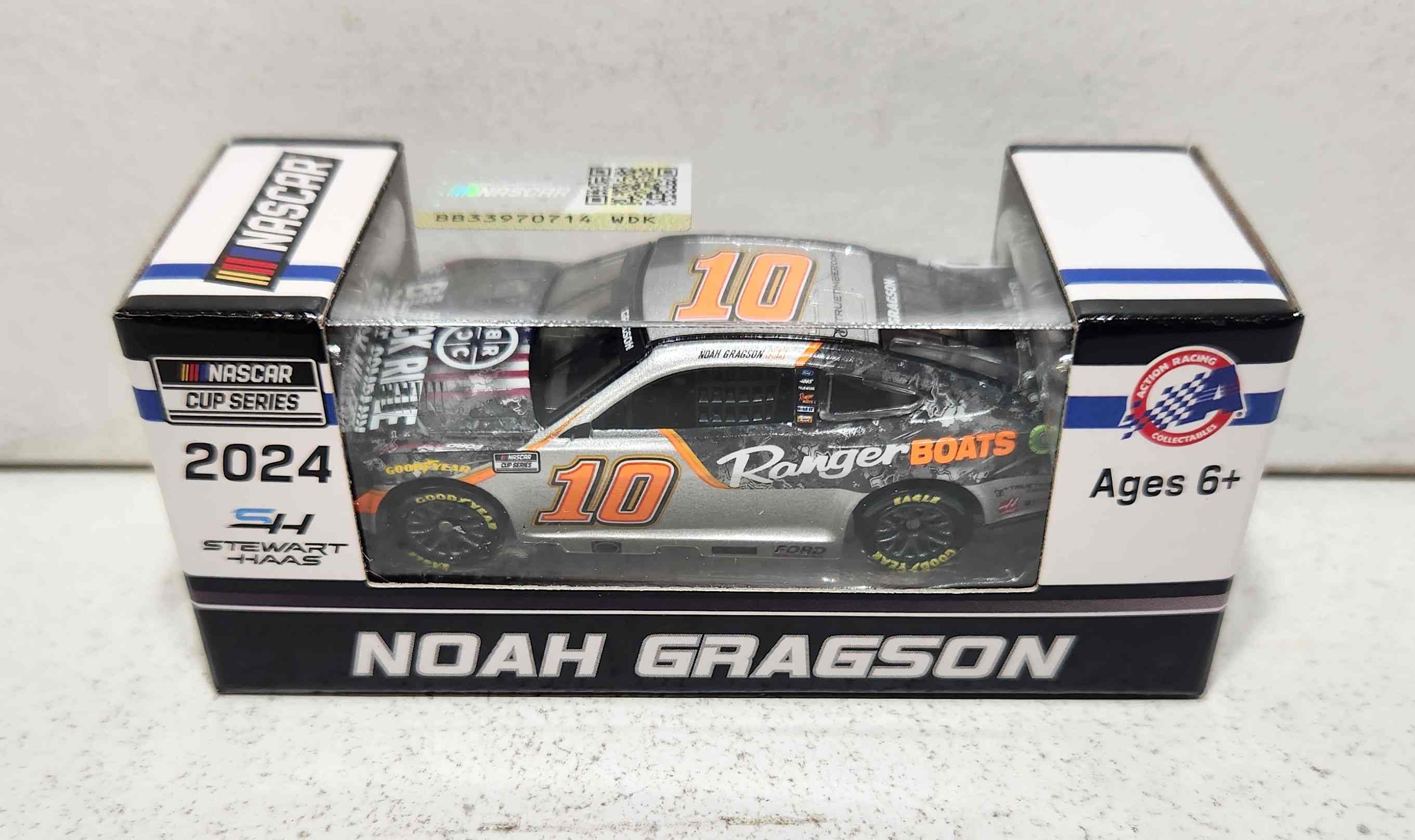 2024 Noah Gragson 1/64th Black Rifle Coffee / Ranger Boats Mustang