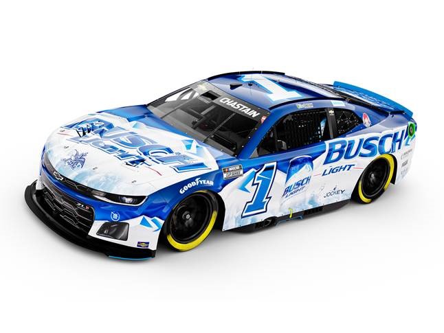 2024 Ross Chastain 1/64th Busch Light "Darlington Throwback" Camaro