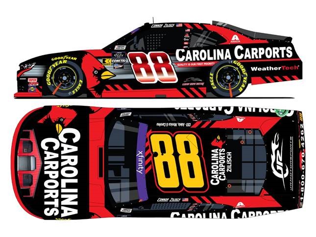 2024 Connor Zilisch 1/64th Carolina Carports "Xfinity Series" Camaro