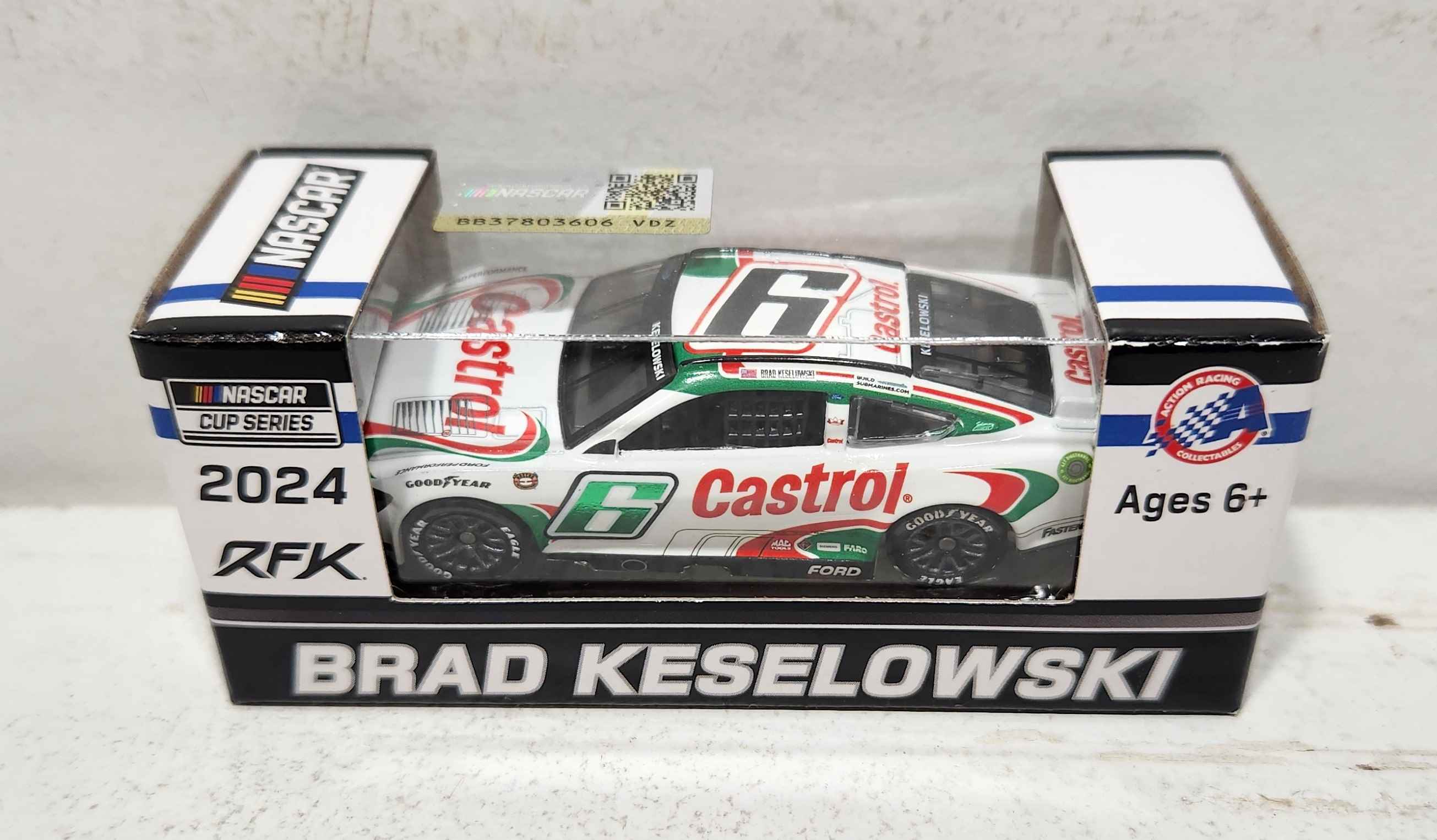 2024 Brad Keselowski 1/64th Castrol "Darlington Throwback" Mustang