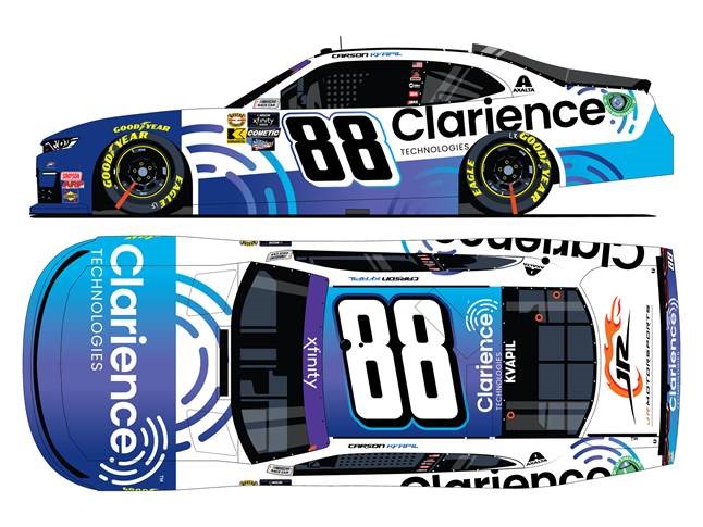 2024 Carson Kvapil 1/64th Clarience Technologies "Xfinity Series" Camaro