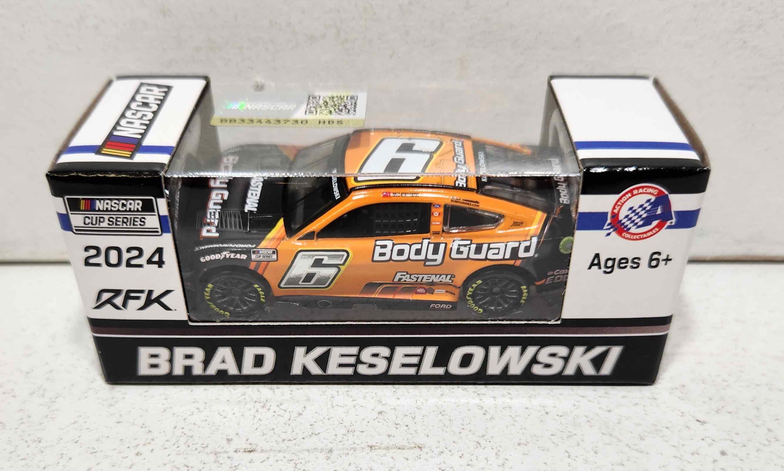 2024 Brad Keselowski 1/64th Fastenal "Body Guard" Mustang