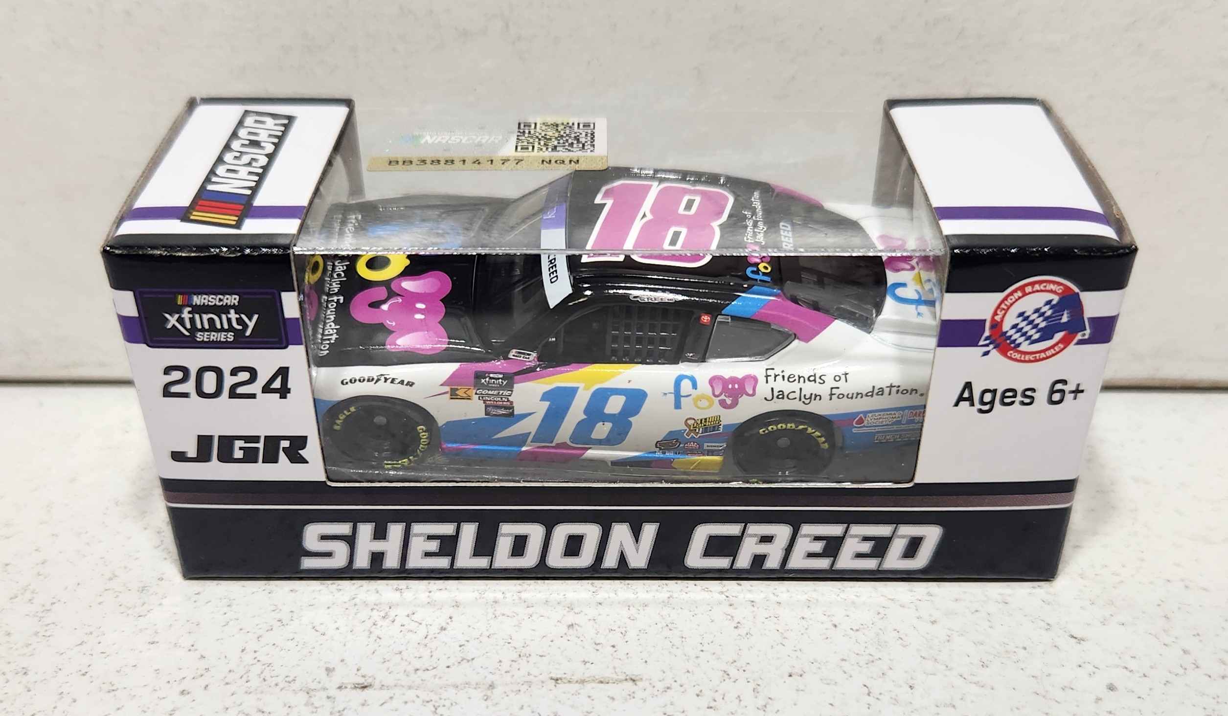 2024 Sheldon Creed 1/64th Friends of Jaclyn Foundation "Xfinity Series" Supra