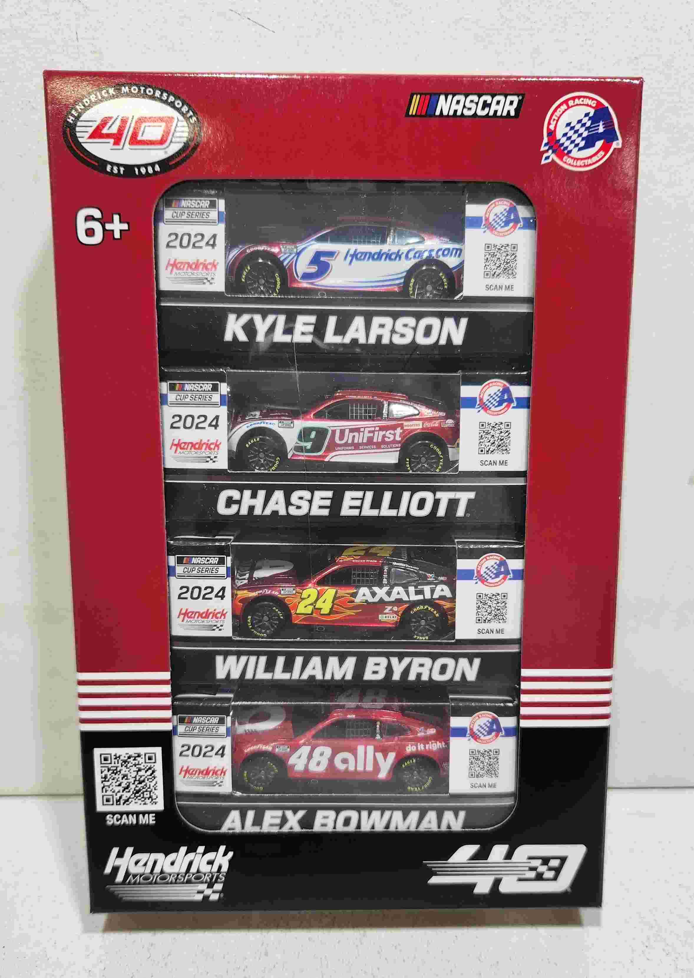 2024 Hendrick Motorsports 1/64th 40th Anniversary Set