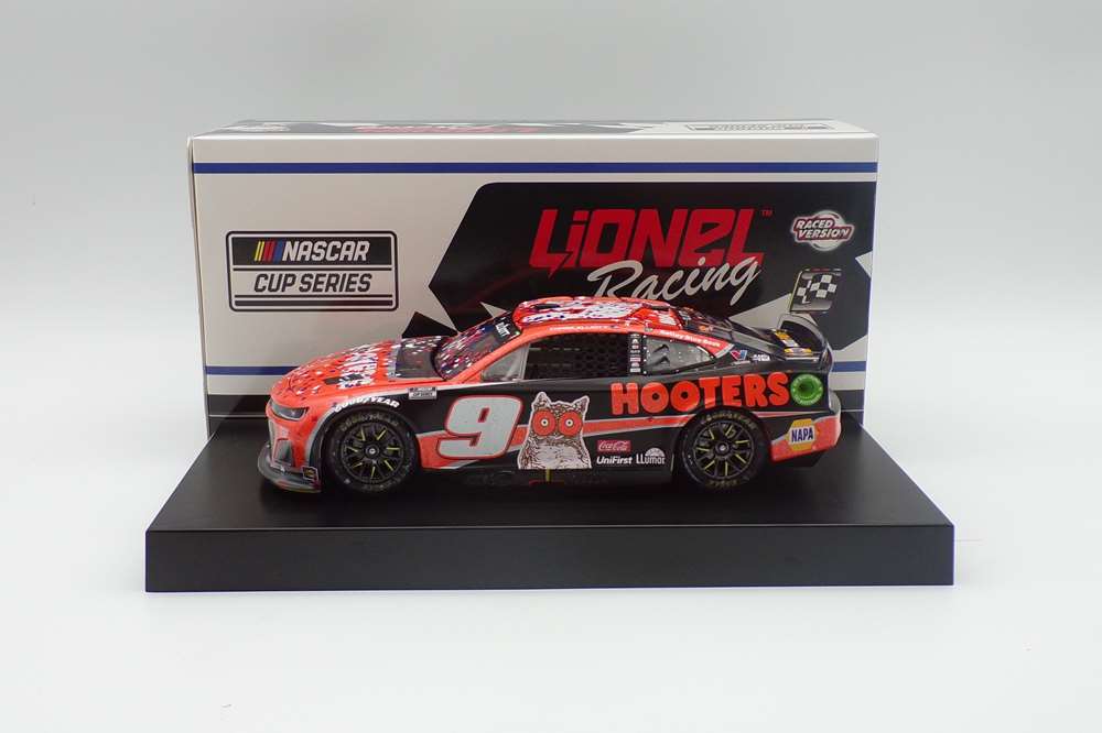 2024 Chase Elliott 1/24th Hooters "Texas Win" hood open Camaro