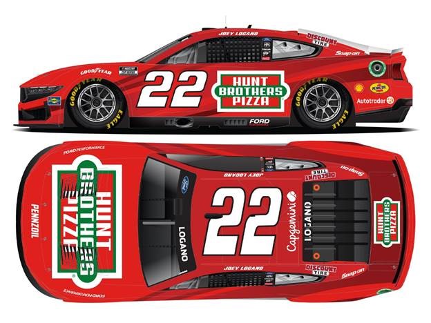 2024 Joey Logano 1/64th Hunt Bros Pizza "Red" Mustang