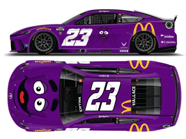 2024 Darrell Wallace 1/64th McDonald's "Grimace" Camry