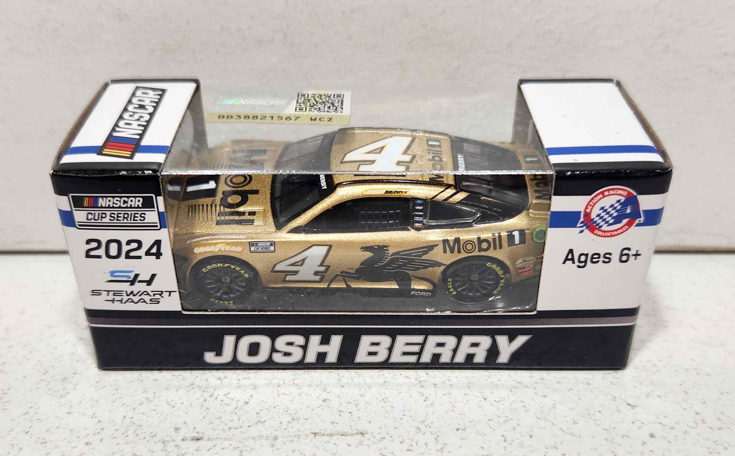 2024 Josh Berry 1/64th Mobil1 "50th Anniversary" Mustang