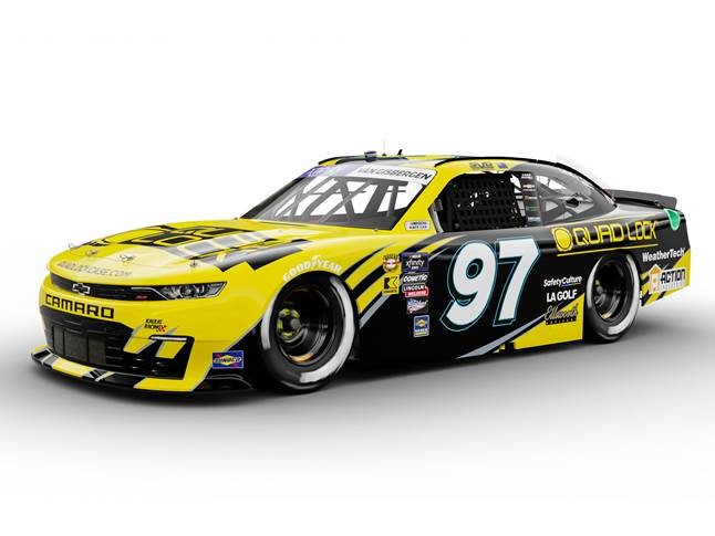 2024 Shane van Gisbergen 1/64th Quad Lock "Darlington Throwback" "Xfinity Series" Camaro