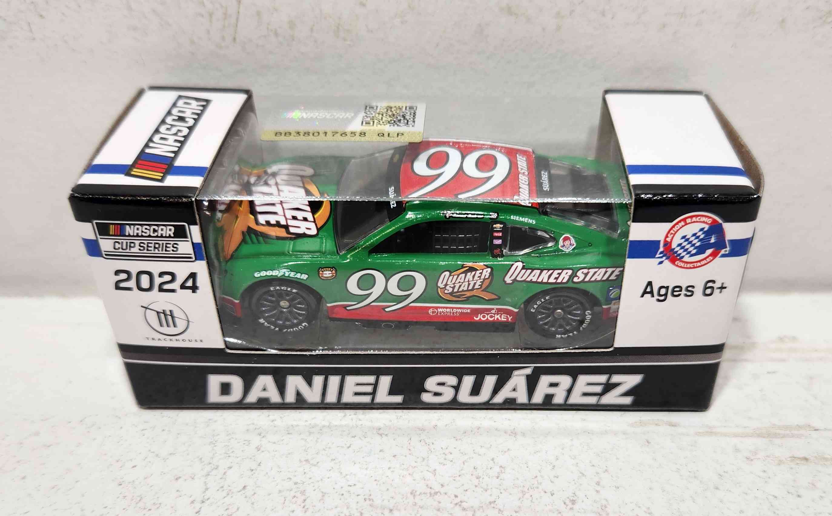 2024 Daniel Suarez 1/64th Quaker State "Darlington Throwback" Camaro