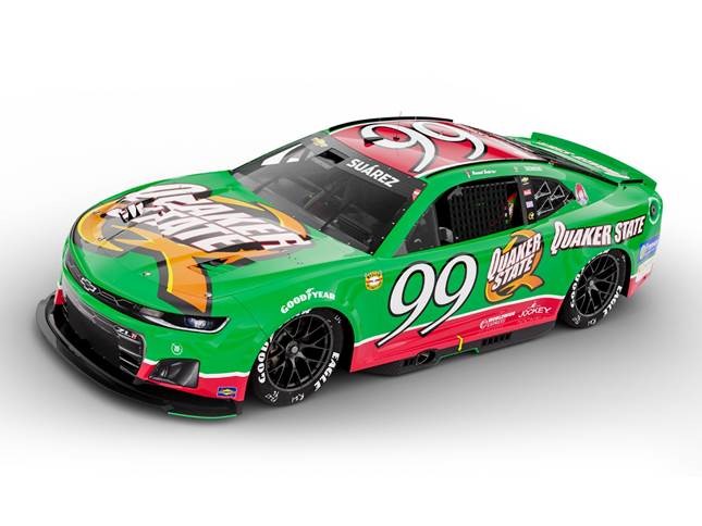 2024 Daniel Suarez 1/64th Quaker State "Darlington Throwback" Camaro