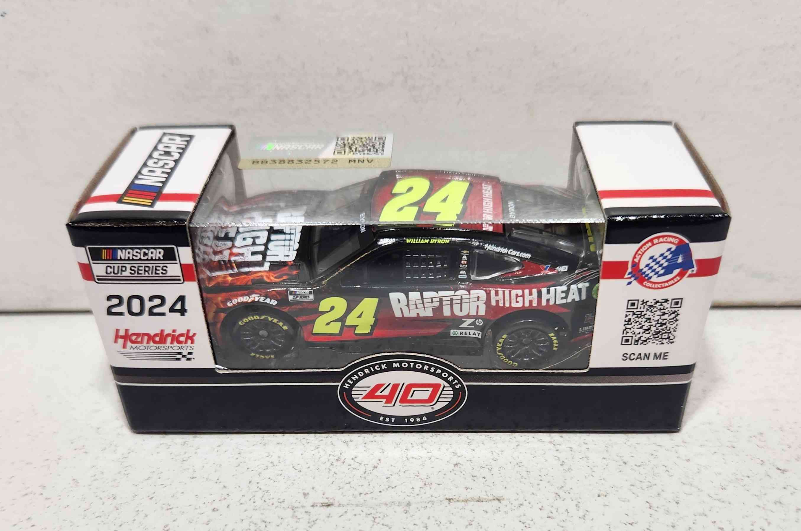 2024 William Byron 1/64th Raptor "High Heat" Camaro