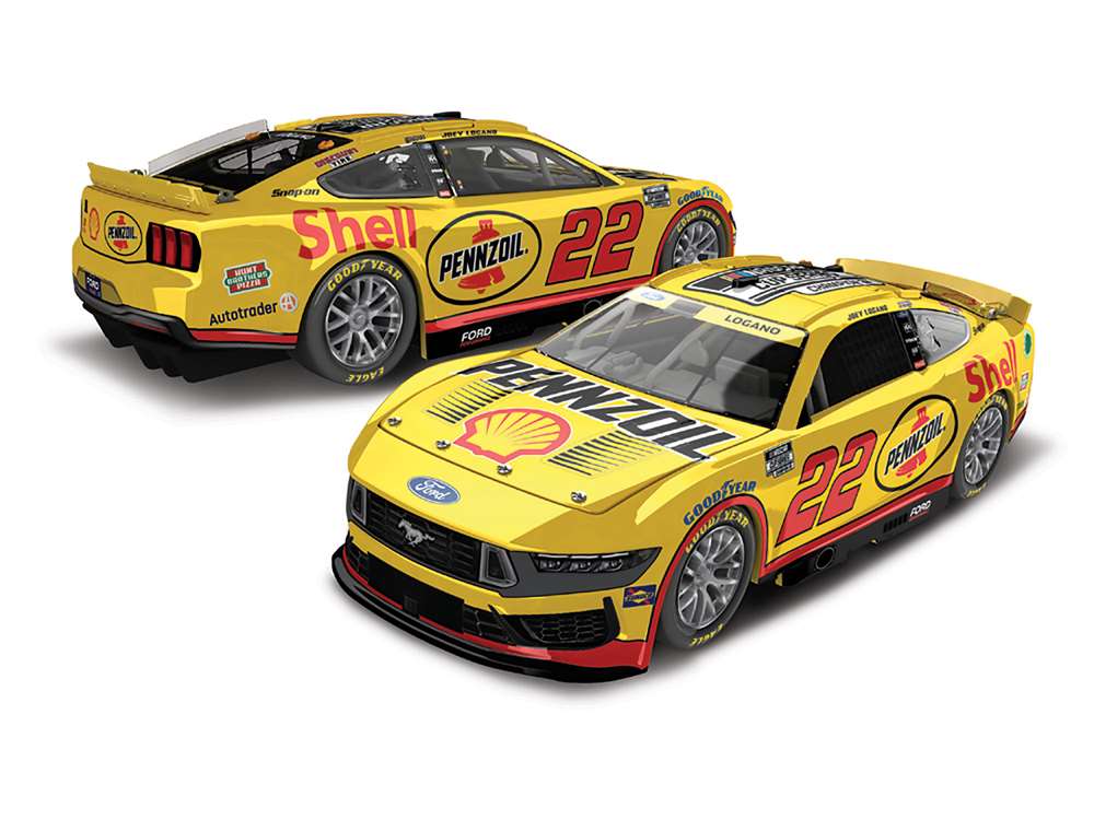 2024 Joey Logano 1/24th Shell Pennzoil "Nascar Cup Champion" Elite Mustang