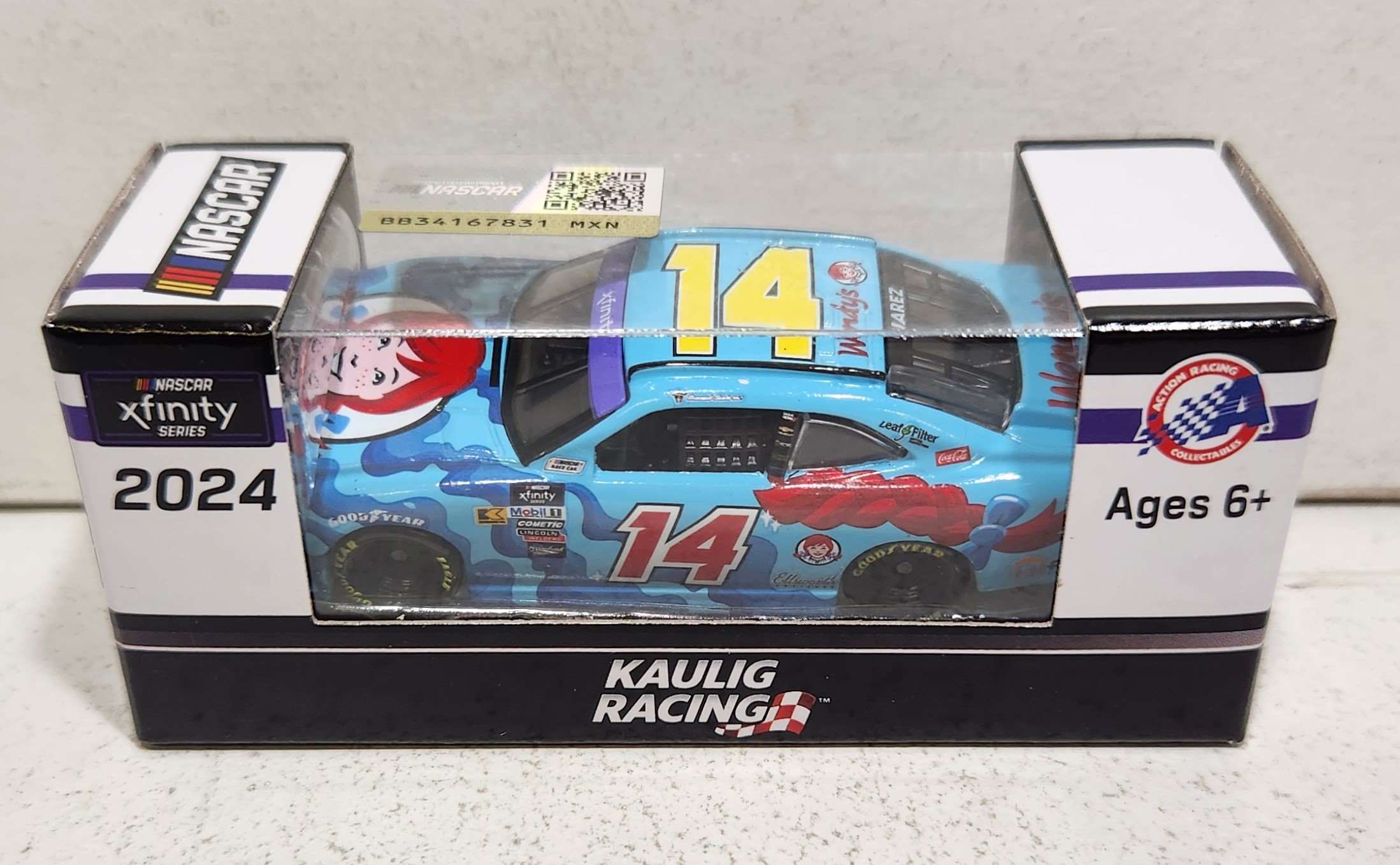 2024 Daniel Suarez 1/64th Wendy's "Xfinity Series" Camaro