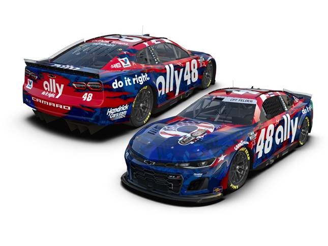 2024 Alex Bowman 1/64th ally "Patriotic" Camaro