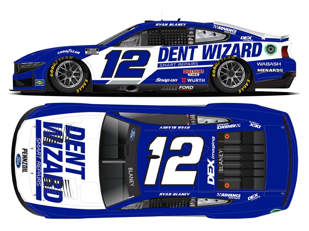 2025 Ryan Blaney 1/64th Dent Wizard Ford