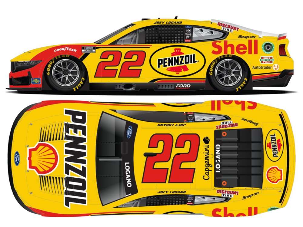 2025 Joey Logano 1/64th Shell "Pennzoil" Mustang